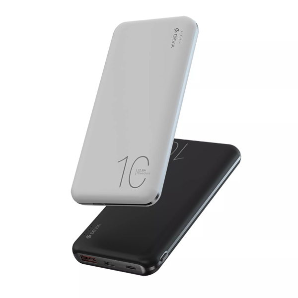 Devia - 10,000mAh 22.5W PD & QC3.0 LED Indicator Powerbank - White - Image 2