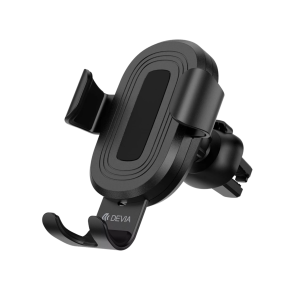 Devia - 10W Wireless Charging Gravity Sensor Air Vent Car Holder - Black