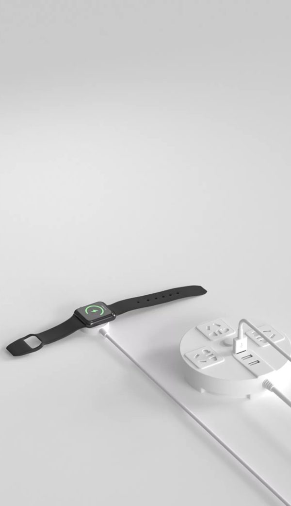 Devia - 1m (1A) USB to Magnetic Cable for Apple Watch - White - Image 3