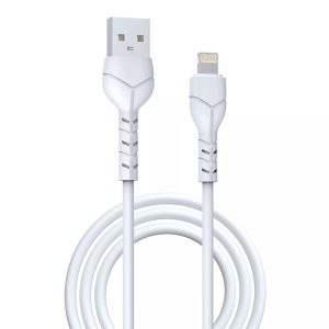Devia - 1m Basic (2.1A) USB to Non-MFi Lightning Cable - White