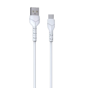Devia 1m Basic (2.1A) USB to USB-C Cable - White