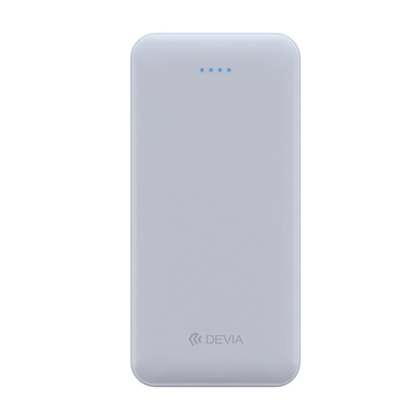 Devia - 20,000mAh Kintone Dual Port LED Indicator Powerbank - White
