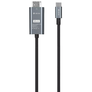 Devia - 2m 1080p HDMI to USB-C Cable - Black