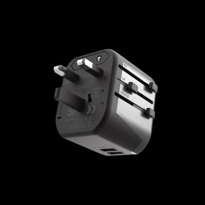 Devia - Global Multiple Function Travel Adapter - Black