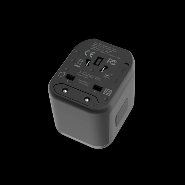 Devia - Global Multiple Function Travel Adapter - Black - Image 8