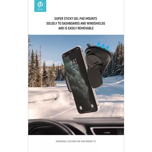 Devia - sturdy universal car mount holder - black - image 4