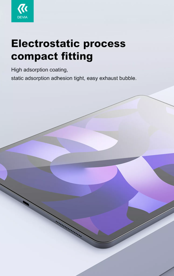 Devia - Tempered Glass - iPad Air (2020/2021/2022/2024) (10.9) & iPad Pro 11 (2018/2020/2021/2022) - Clear - Image 3