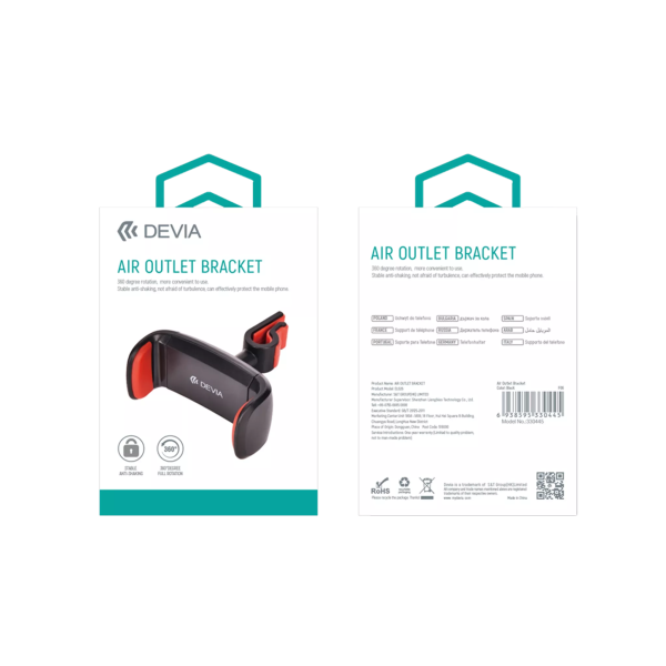 Devia - Universal Car Vent Holder - Black - Image 2