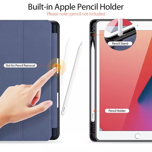 Dux ducis - domo tablet case for ipad 10. 2 (2019/2020/2021) - blue - image 6