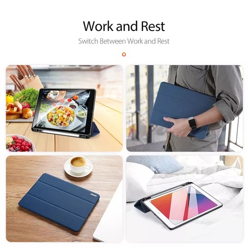 Dux ducis - domo tablet case for ipad 10. 2 (2019/2020/2021) - blue - image 7