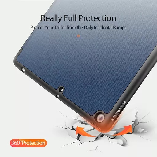 Dux ducis - domo tablet case for ipad 10. 2 (2019/2020/2021) - blue - image 5