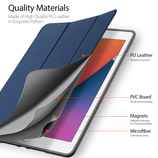 Dux Ducis - Domo Tablet Case for iPad 10.2 (2019/2020/2021) - Blue - Image 2