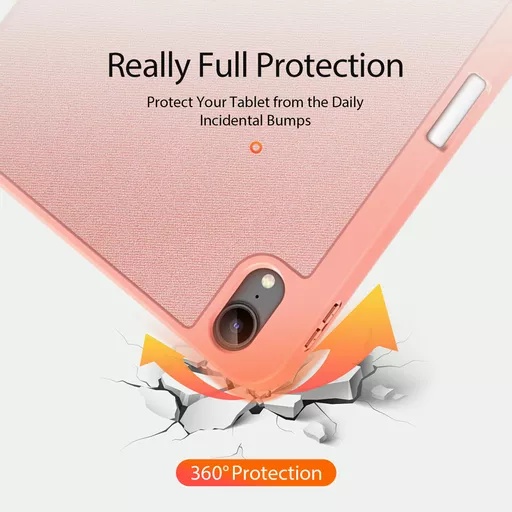 Dux ducis - domo tablet case for ipad 10. 9 (2022) - pink - image 3