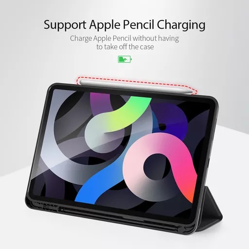Dux ducis - domo tablet case for ipad air (2020/2021/2022/2024) (10. 9 & 11) - black - image 9