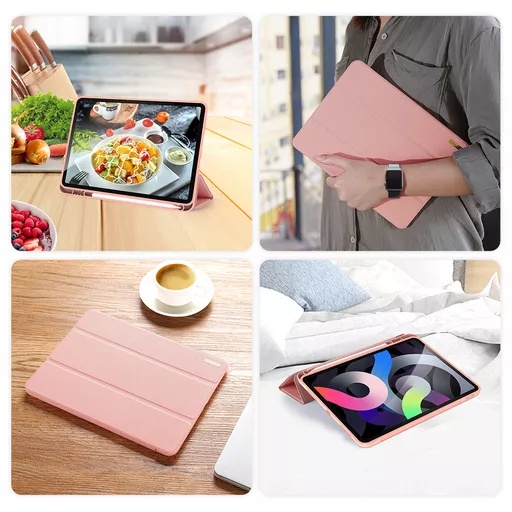 Dux ducis - domo tablet case for ipad air (2020/2021/2022/2024) (10. 9 & 11) - pink - image 12