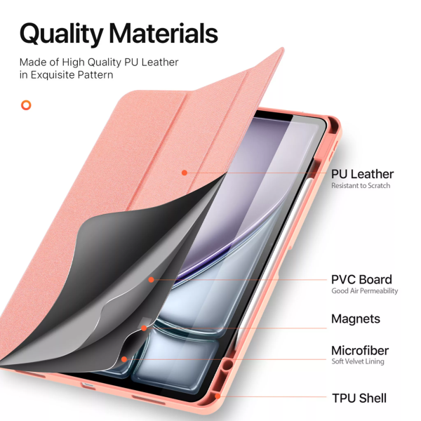 Dux Ducis - Domo Tablet Case for iPad Pro 11 (2018/2020/2021/2022) - Pink - Image 4