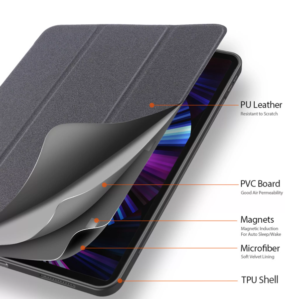 Dux Ducis - Domo Tablet Case for iPad Pro 12.9 (2020/2021/2022) - Black - Image 11