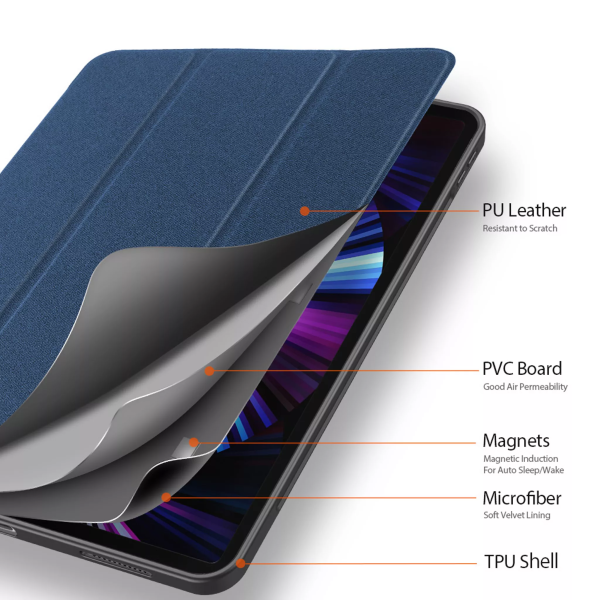 Dux Ducis - Domo Tablet Case for iPad Pro 12.9 (2020/2021/2022) - Blue - Image 11