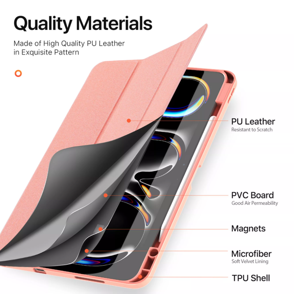 Dux Ducis - Domo Tablet Case for iPad Pro 13 (2024) - Pink - Image 2