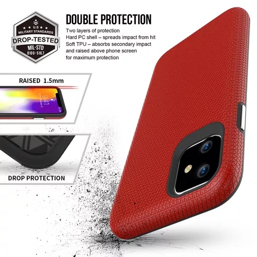 Phone case - progrip for iphone 11 - red - image 5
