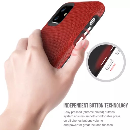 Phone case - progrip for iphone 11 - red - image 6