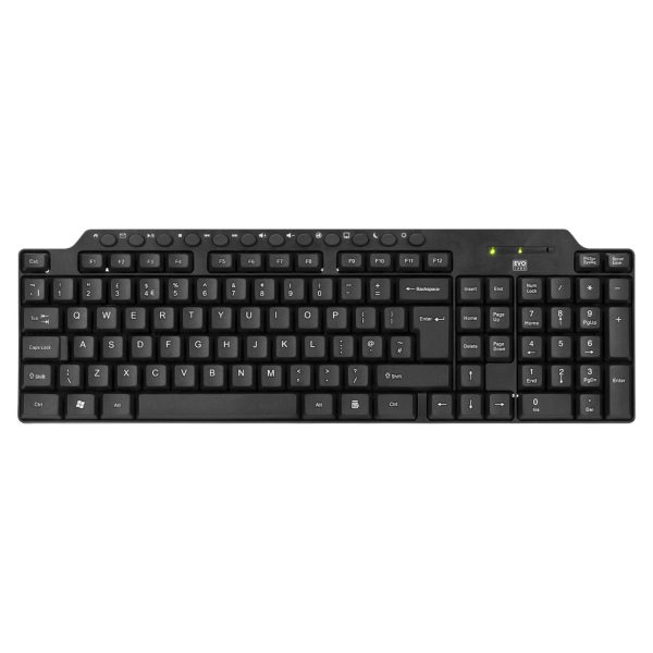 Evo Labs CM-501UK Wired Multimedia Keyboard and Mouse Combo Set - Image 4