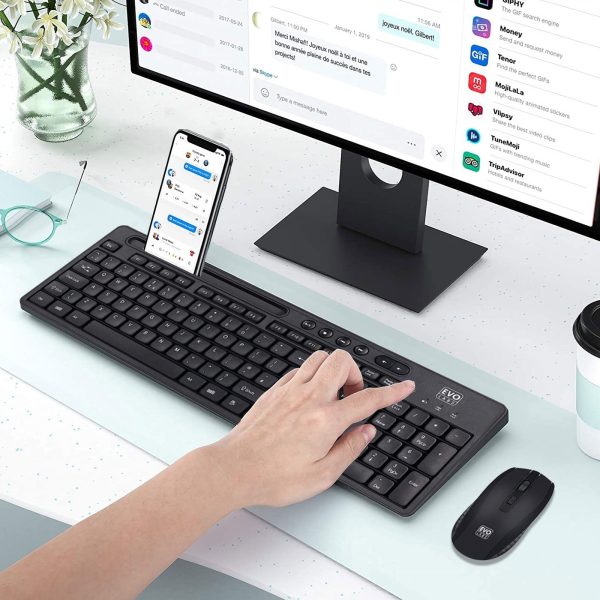 Evo Labs WM-757UK Wireless Keyboard and Mouse Combo Set - Image 6