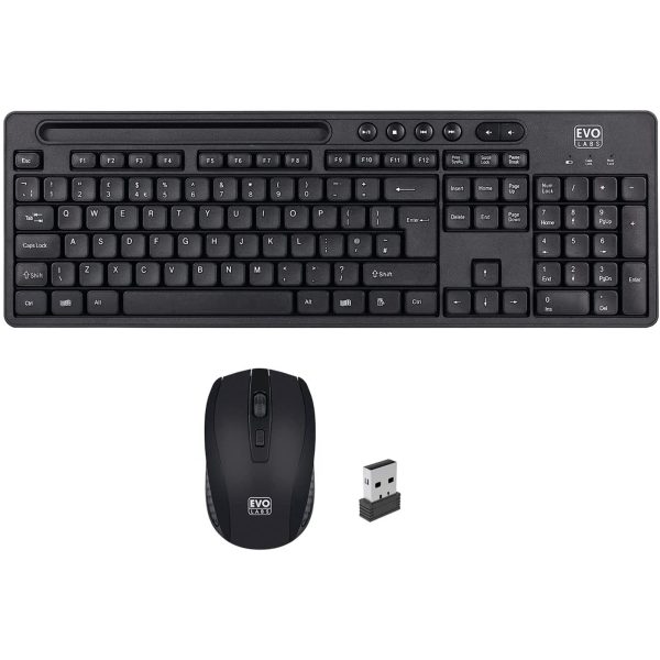 Evo Labs WM-757UK Wireless Keyboard and Mouse Combo Set - Image 2