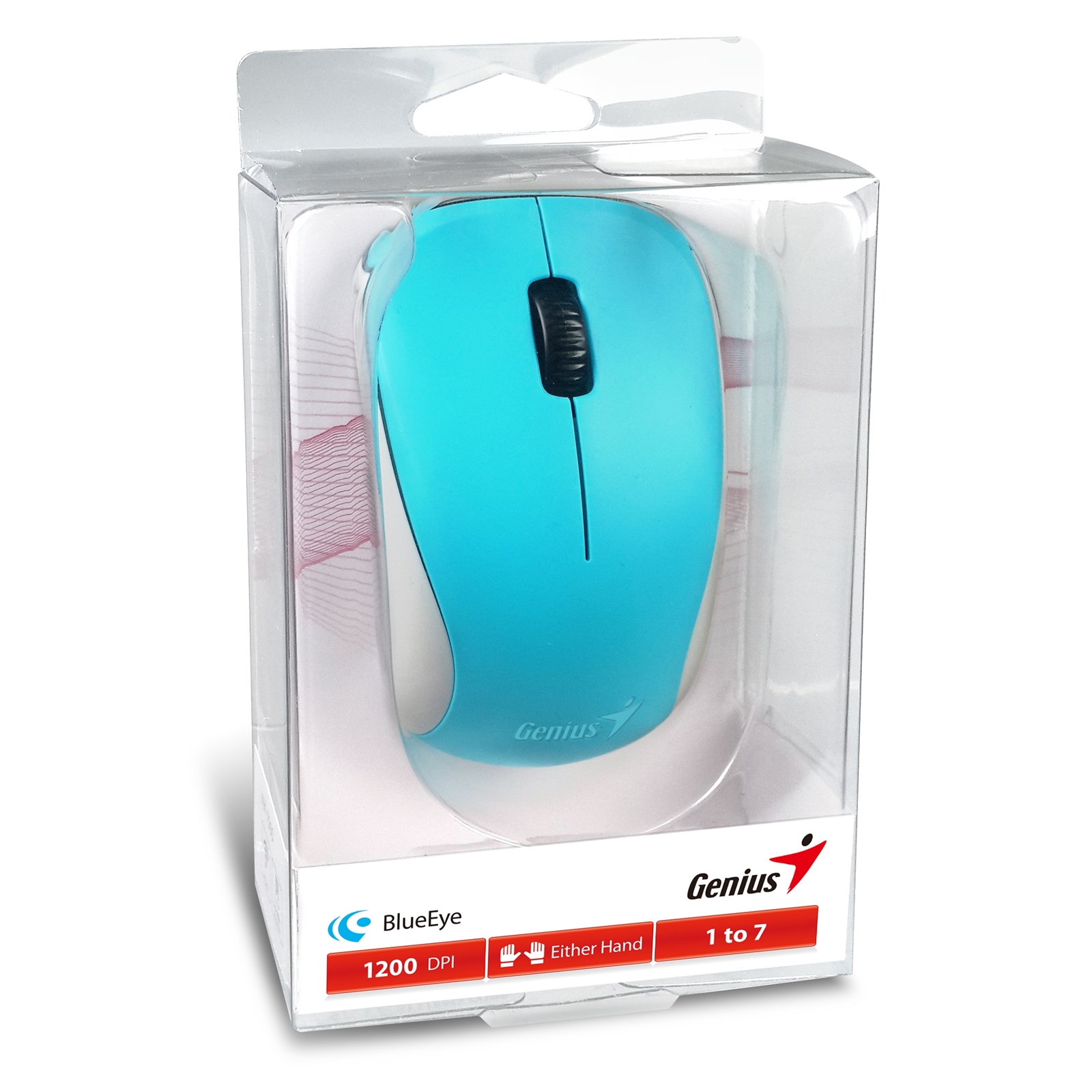 Genius nx-7000 wireless mouse - ocean blue - image 6