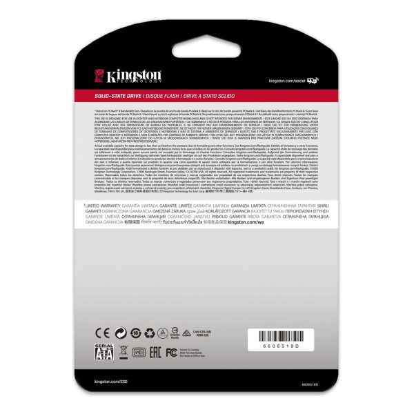 Kingston SSDNow - SSD Drive - 2.5" SATA III - 480GB - Image 2