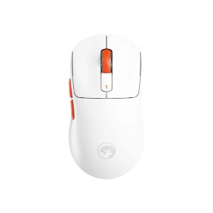 Marvo Scorpion G964W Niro 60 Wireless and Bluetooth USB-C Rechargeable Gaming Mouse- White