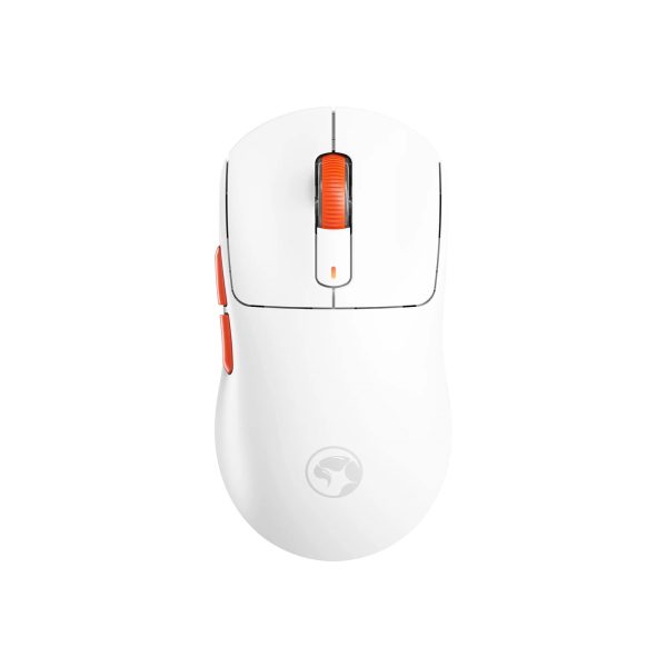 Marvo Scorpion G964W Niro 60 Wireless and Bluetooth USB-C Rechargeable Gaming Mouse- White