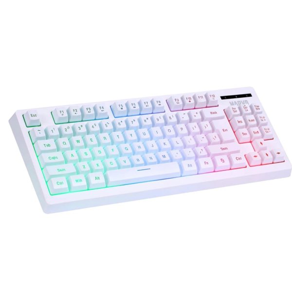 Marvo Scorpion Loot 3s0 - 3 in 1 Gaming Bundle - RGB Wired Keyboard, Mouse and Mat - White - CM310 - Image 3