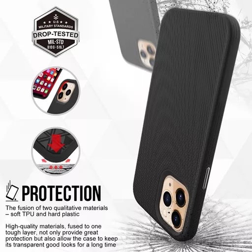 Phone case - progrip for iphone 12 pro max - black - image 7