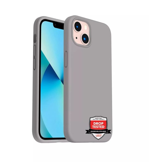 Phone Case - Silicone for iPhone 13 Mini - Storm Grey