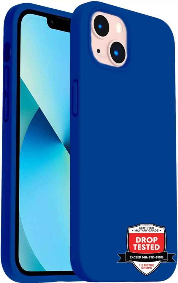 Phone Case - Silicone for iPhone 14 - Navy - Image 2
