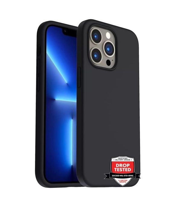 Phone Case - Silicone for iPhone 14 Pro - Black