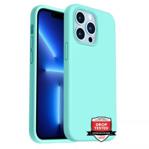 Phone Case - Silicone for iPhone 14 Pro Max - Mint