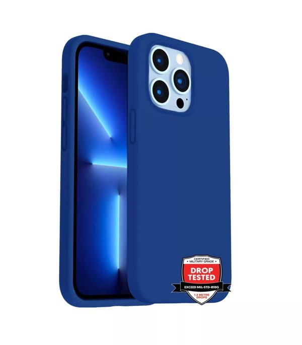 Phone Case - Silicone for iPhone 14 Pro Max - Navy