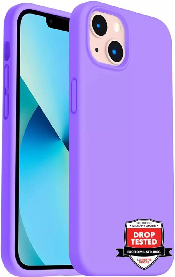 Phone Case - Silicone for iPhone 14 - Purple - Image 2