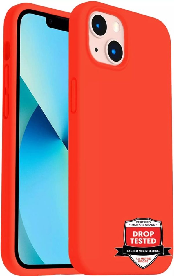 Phone Case - Silicone for iPhone 14 - Red - Image 2