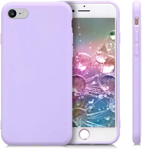 Phone Case - Silicone for iPhone SE/8/7 - Purple - Image 3