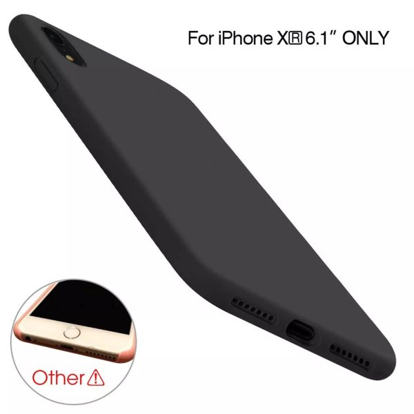 Phone Case - Silicone for iPhone XR - Black - Image 5