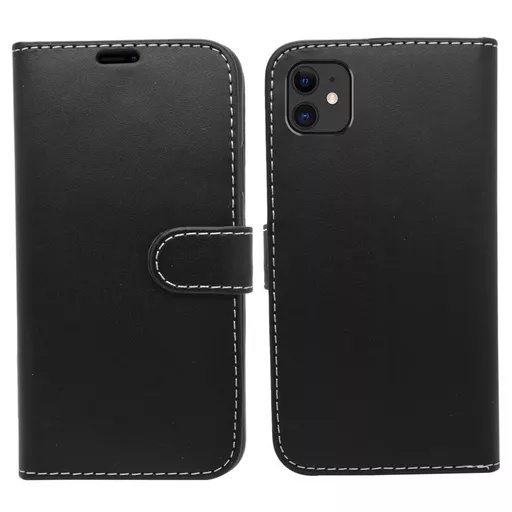 Phone case - wallet for iphone 12 & iphone 12 pro - black - image 3