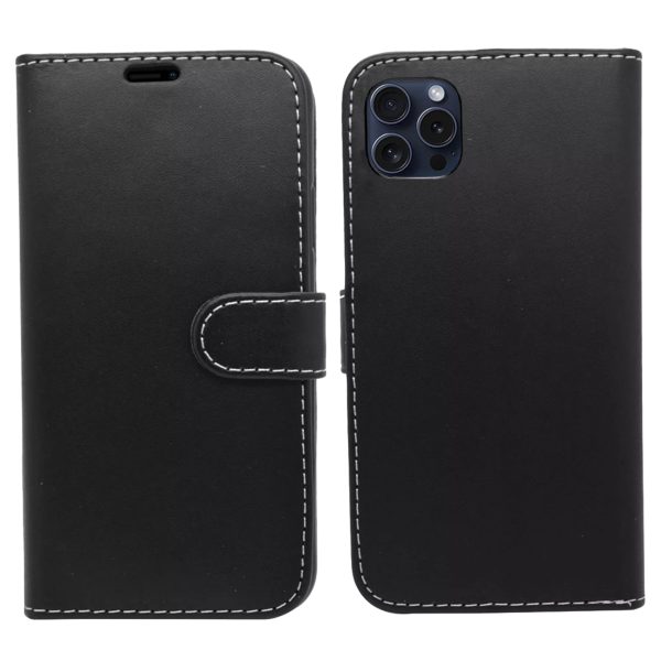 Phone Case - Wallet for iPhone 15 Pro - Black - Image 3