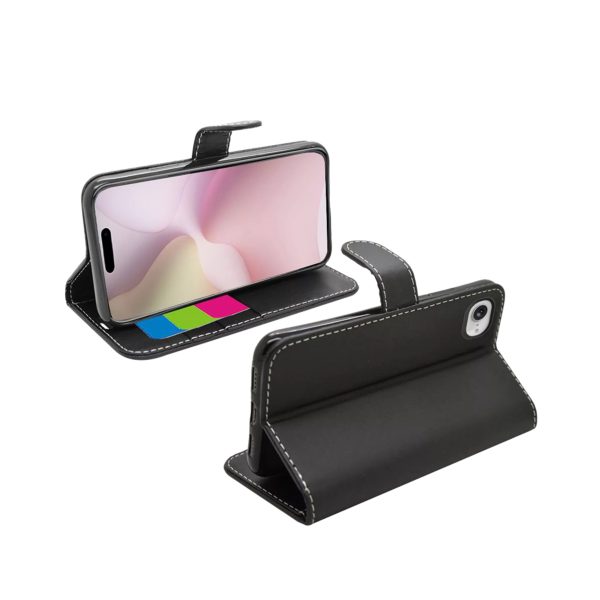 Phone Case - Wallet for iPhone 16e - Black - Image 2