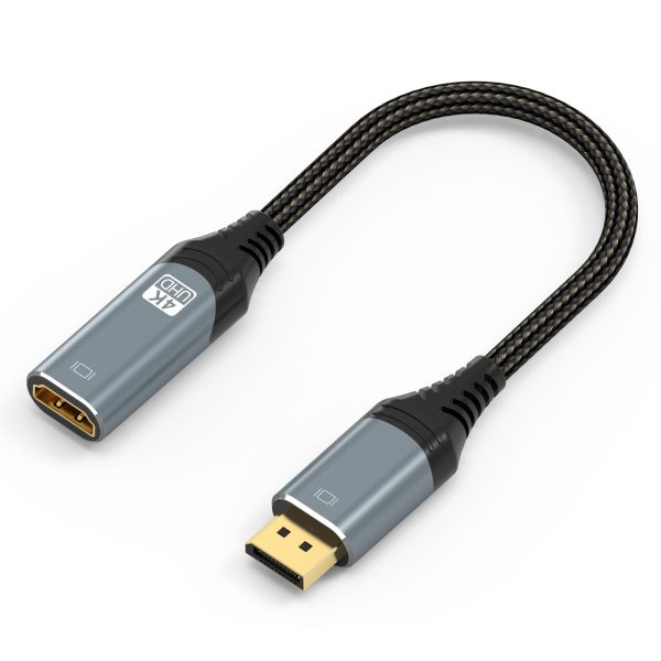 Prevo DisplayPort (M) to HDMI (F) Adapter Cable -- DisplayPort 1.4 / HDMI 2.0 -- Retail Boxed - Image 4