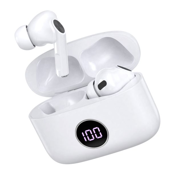 Prevo M10 Active Noise Cancelling Earbuds with Digital LED Wireless Charging Case -- Bluetooth 5.3 - Image 4