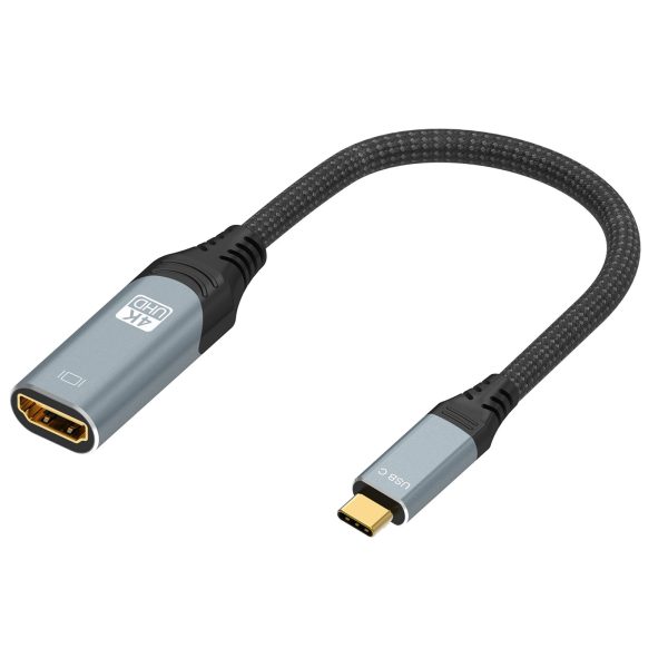 Prevo USBC-HDMI-ADA Display Converter -- USB Type-C (M) to HDMI (F) Adapter -- HDMI 2.0 -- Retail Boxed - Image 4
