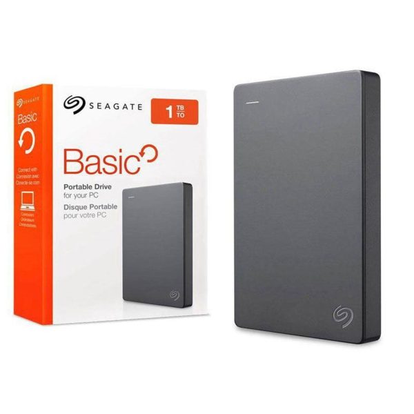Seagate "Basic" Portable External Hard Drive - USB 3.0 SuperSpeed - 1 TB - Image 2